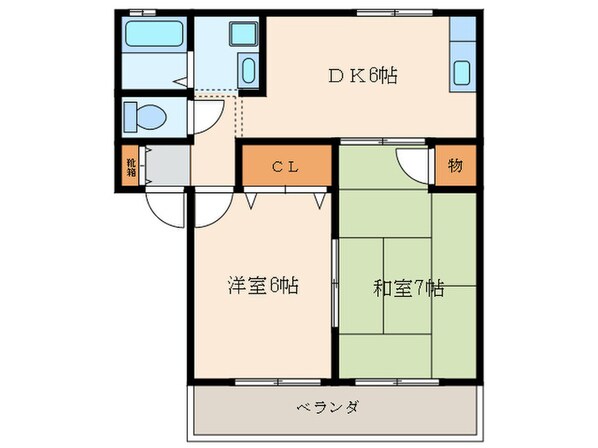 シャトレ－園田の物件間取画像